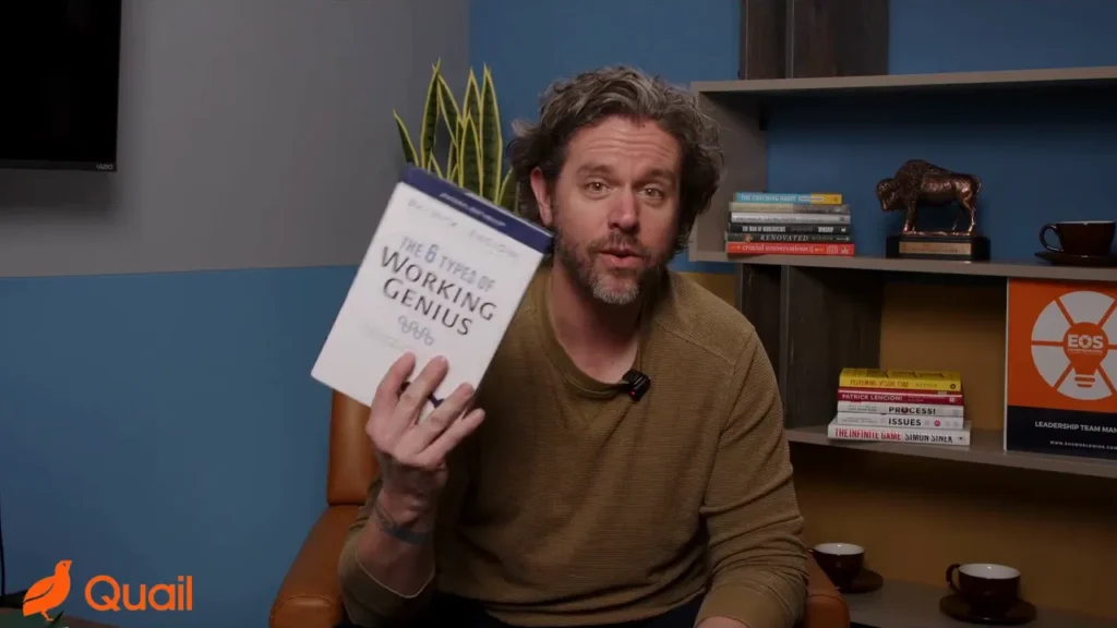 Nathaniel Cooper reviewing The 6 Types of Working Genius